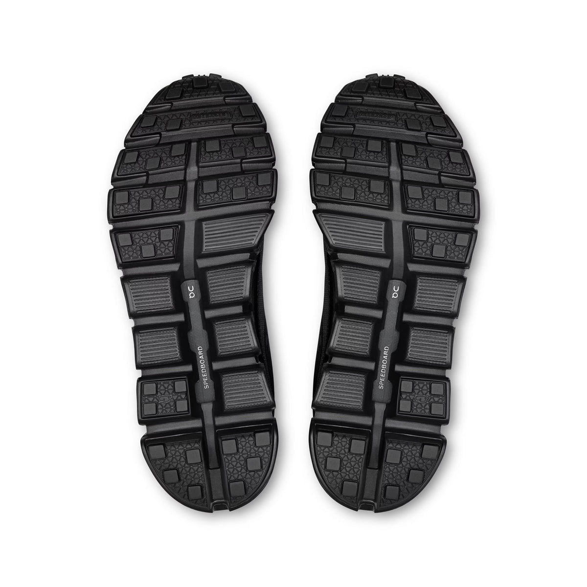 On Women's Cloud 6 Geo Waterproof Black/Black Lifestyle Sneakers