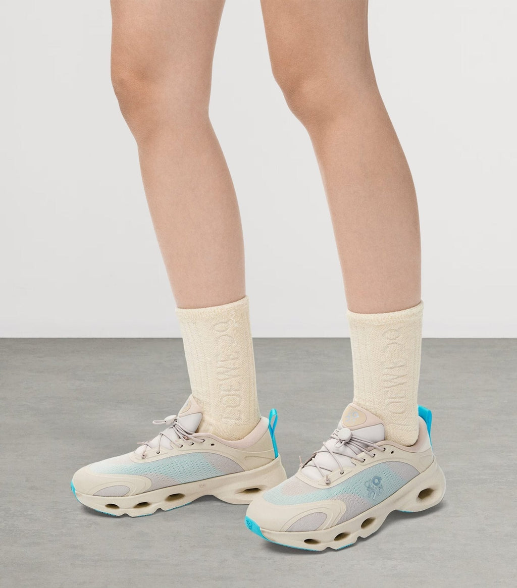 LOEWE x On Cloudsolo Sand/Turquoise Lifestyle Sneakers